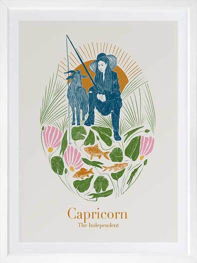 Capricorn Star sign A2 Print