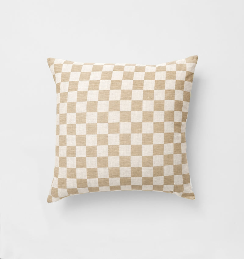 Fawn Checkerboard Cushions