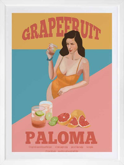 Grapefruit Paloma A2 Print