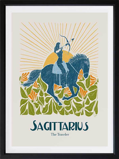 Sagittarius Star sign A2 Print