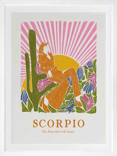 Scorpio Star sign A2 Print