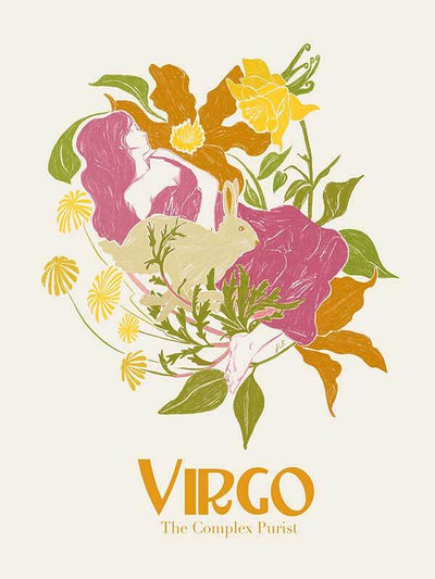 Virgo Star sign A2 Print